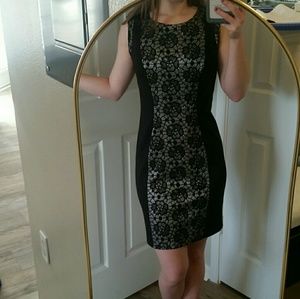 Black and white dress